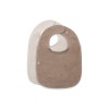 Set van 2 badstof slabben - Bib terry sand/ milky coffee